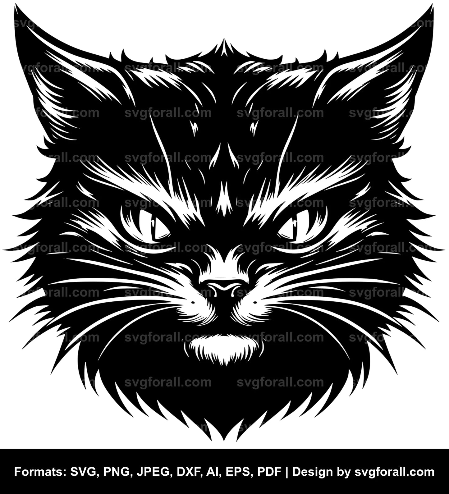 Evil Cat Cricut SVG