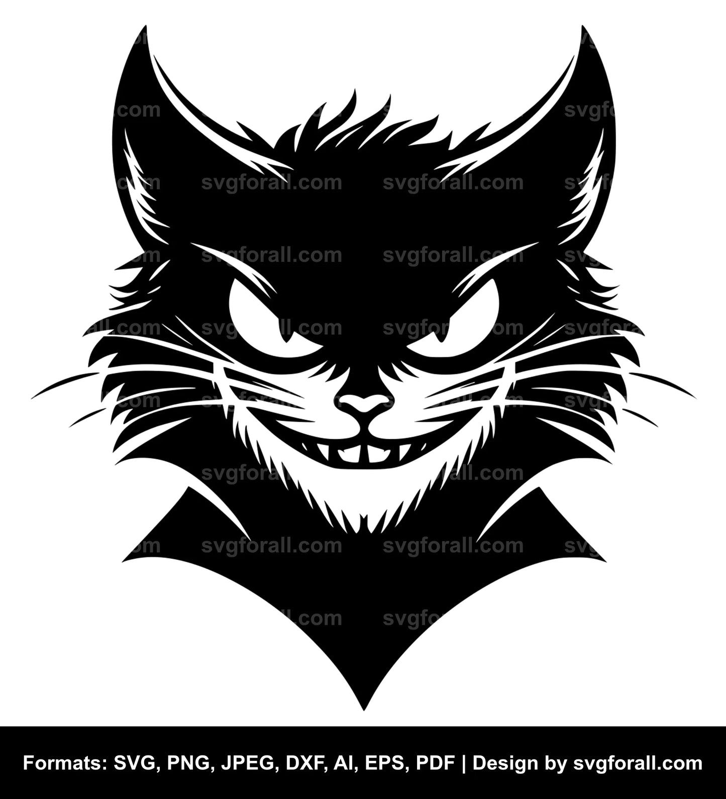 Evil Cat SVG