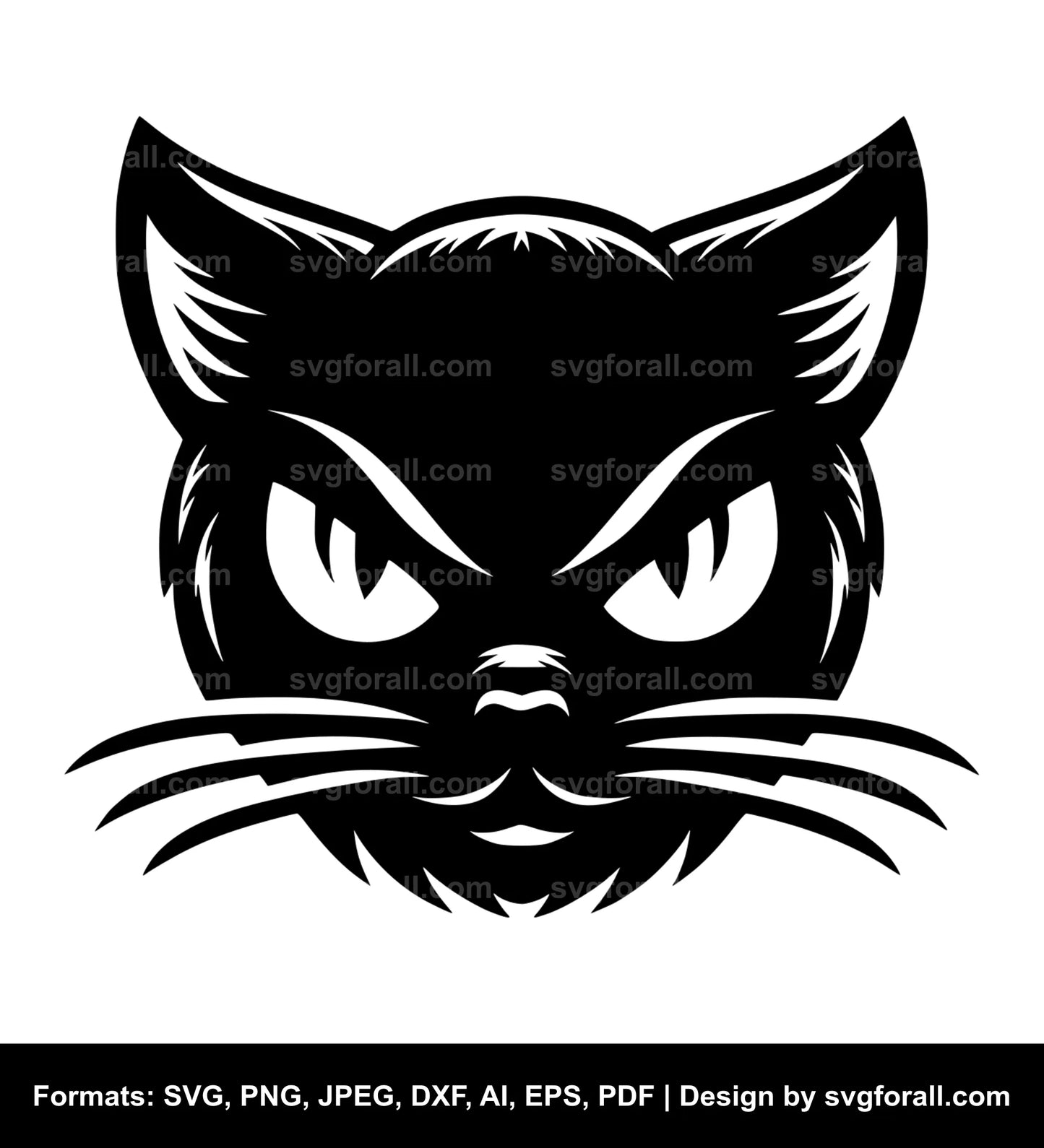 Evil Cat SVG PNG