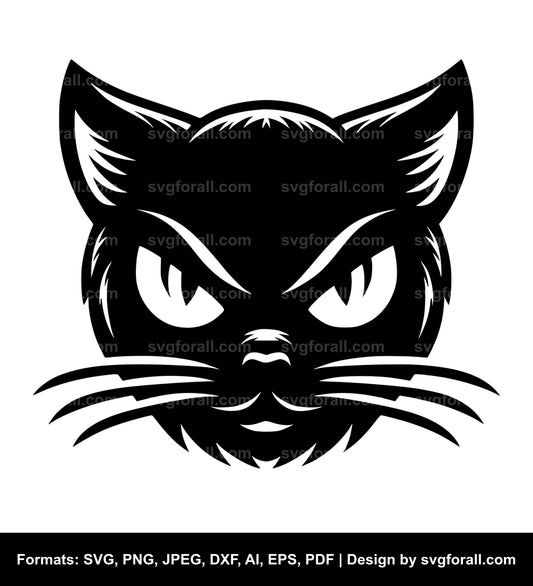 Evil Cat SVG PNG