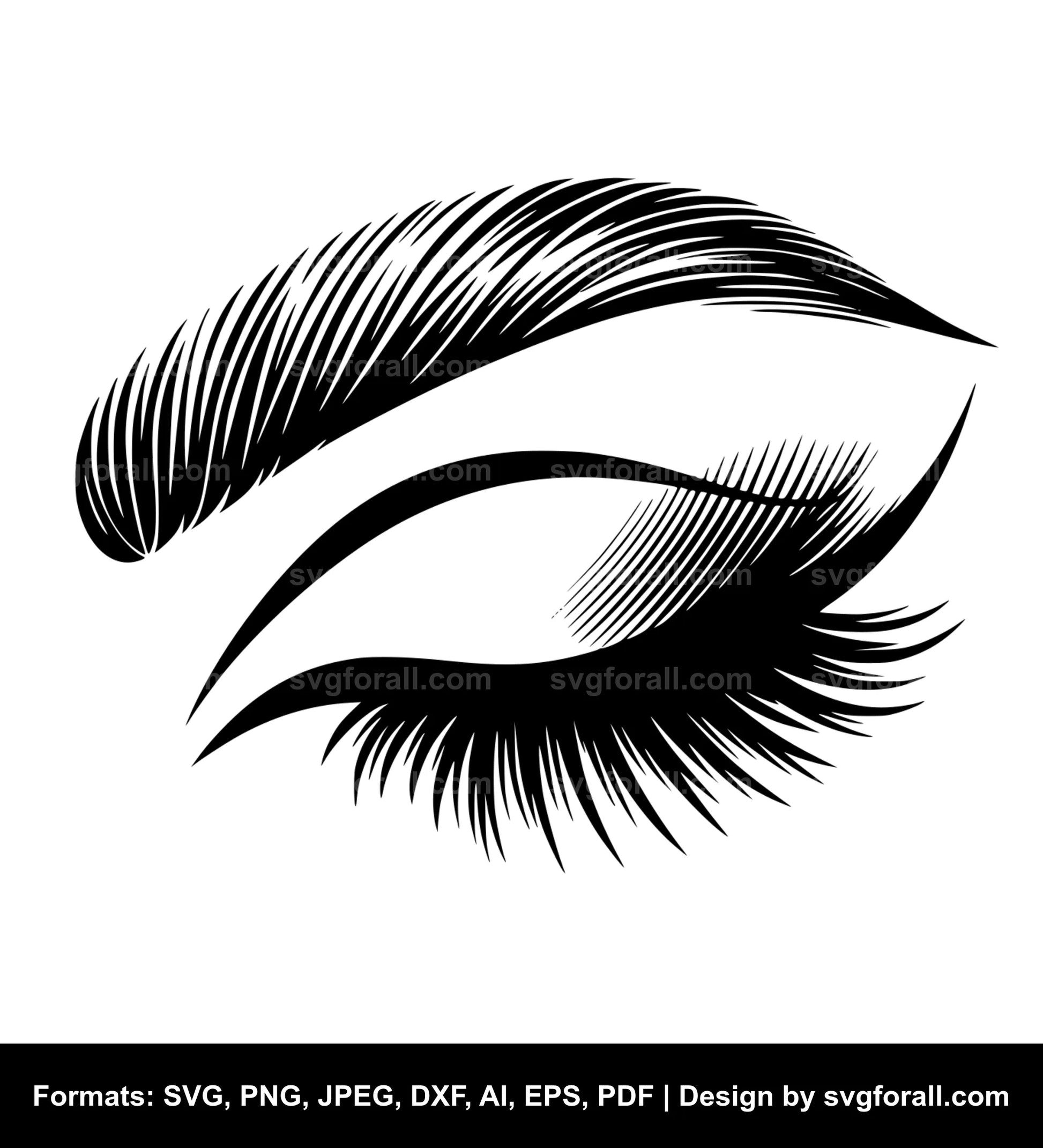 Eyebrow SVG Design