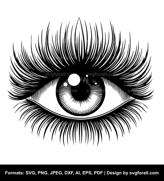 Eyelash SVG File