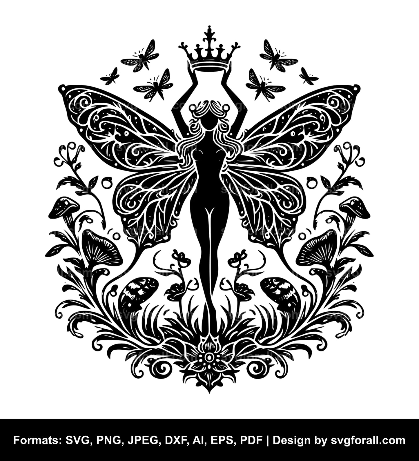 Fairy Black SVG