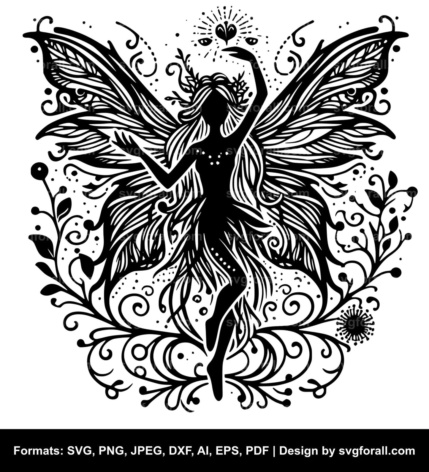 Fairy SVG Illustration