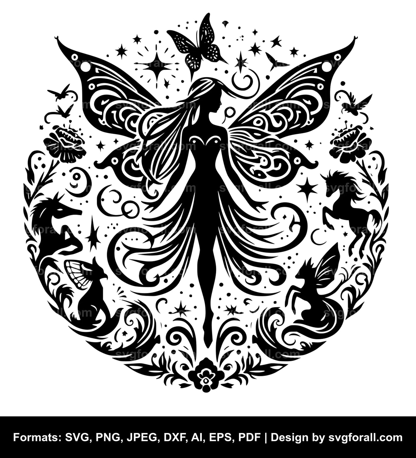 Fairy SVG PNG Image