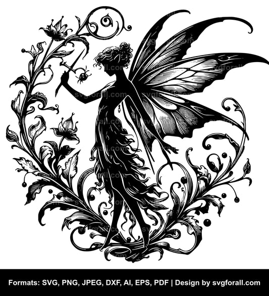 Fairy SVG Vector Image