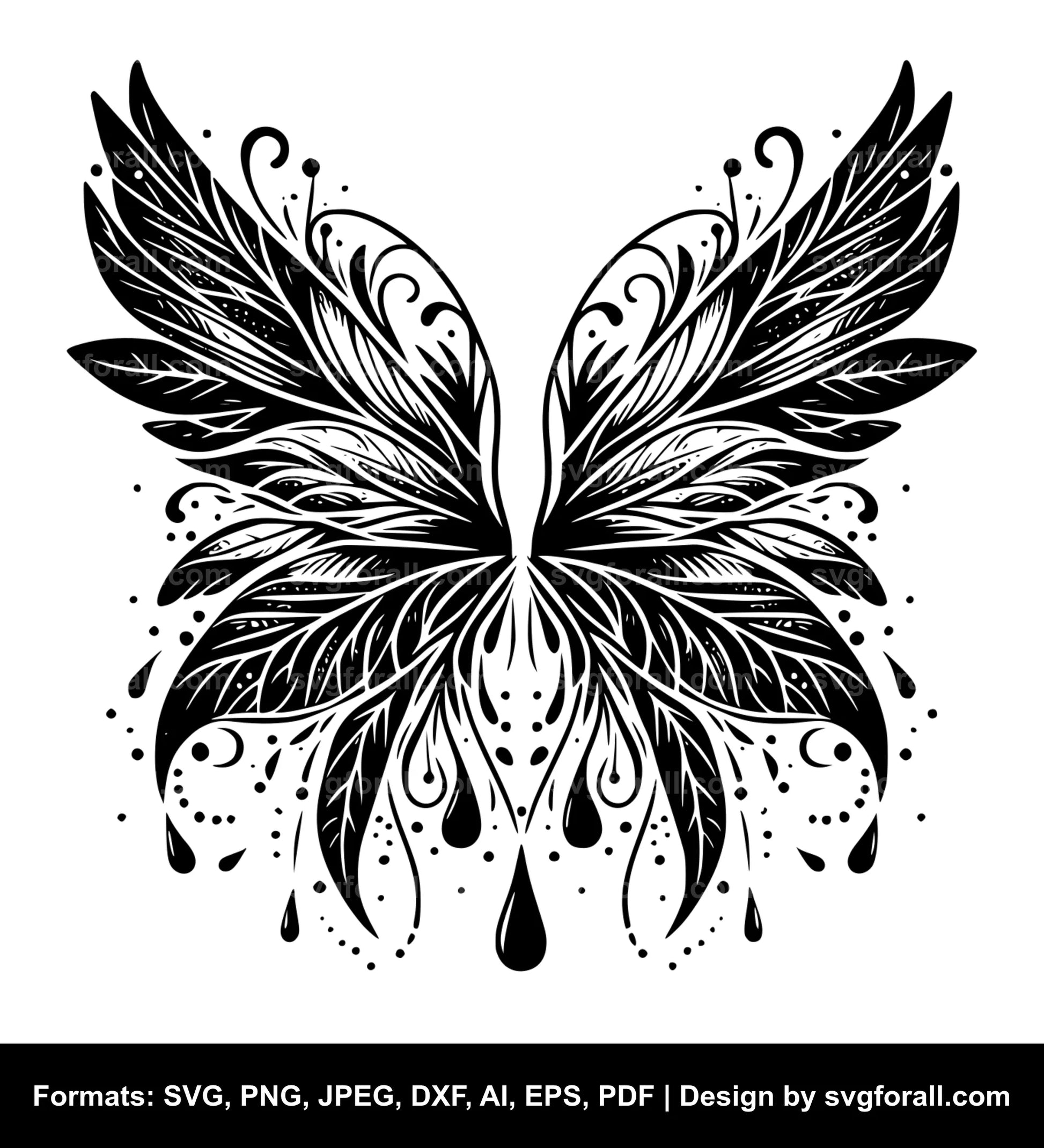 Fairy Wings SVG PNG