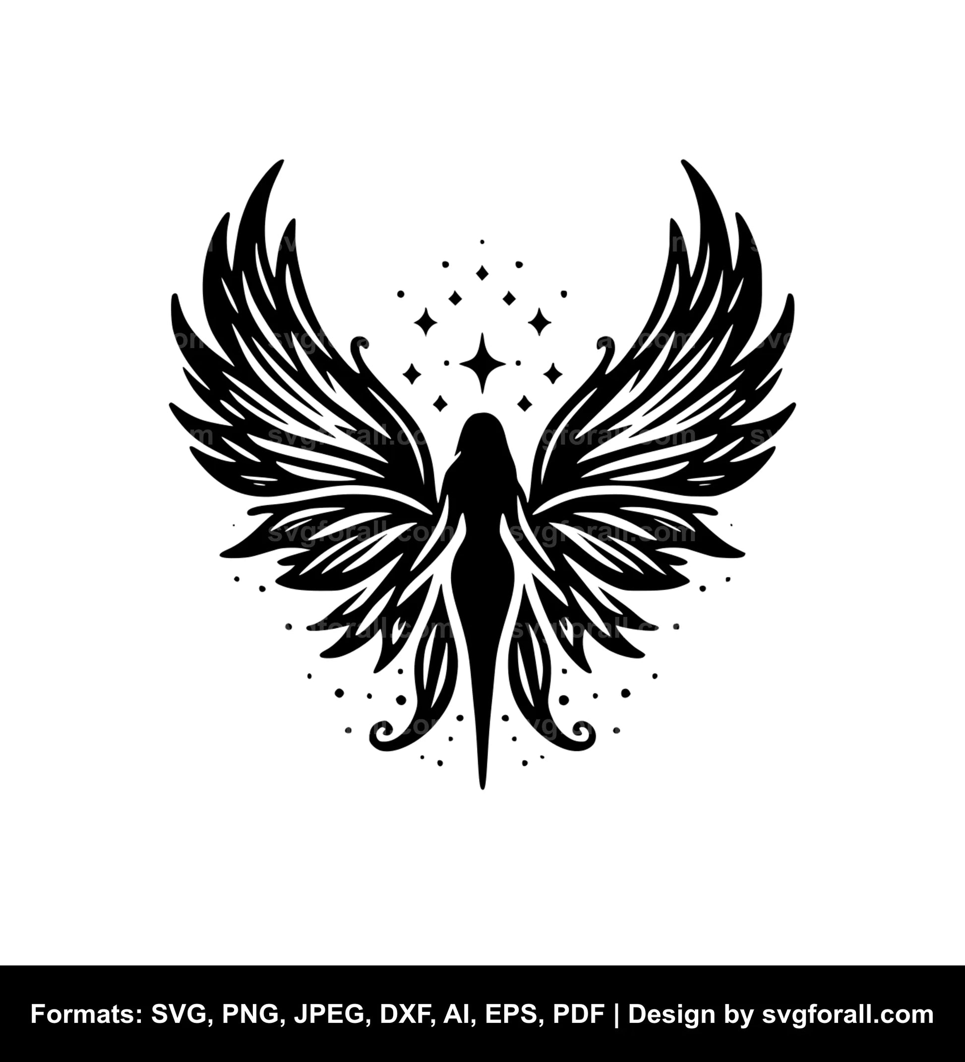 Fairy Wings SVG Vector