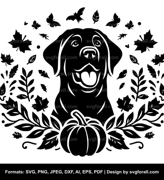 Fall Dog SVG