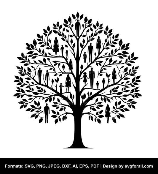 Family Tree SVG File