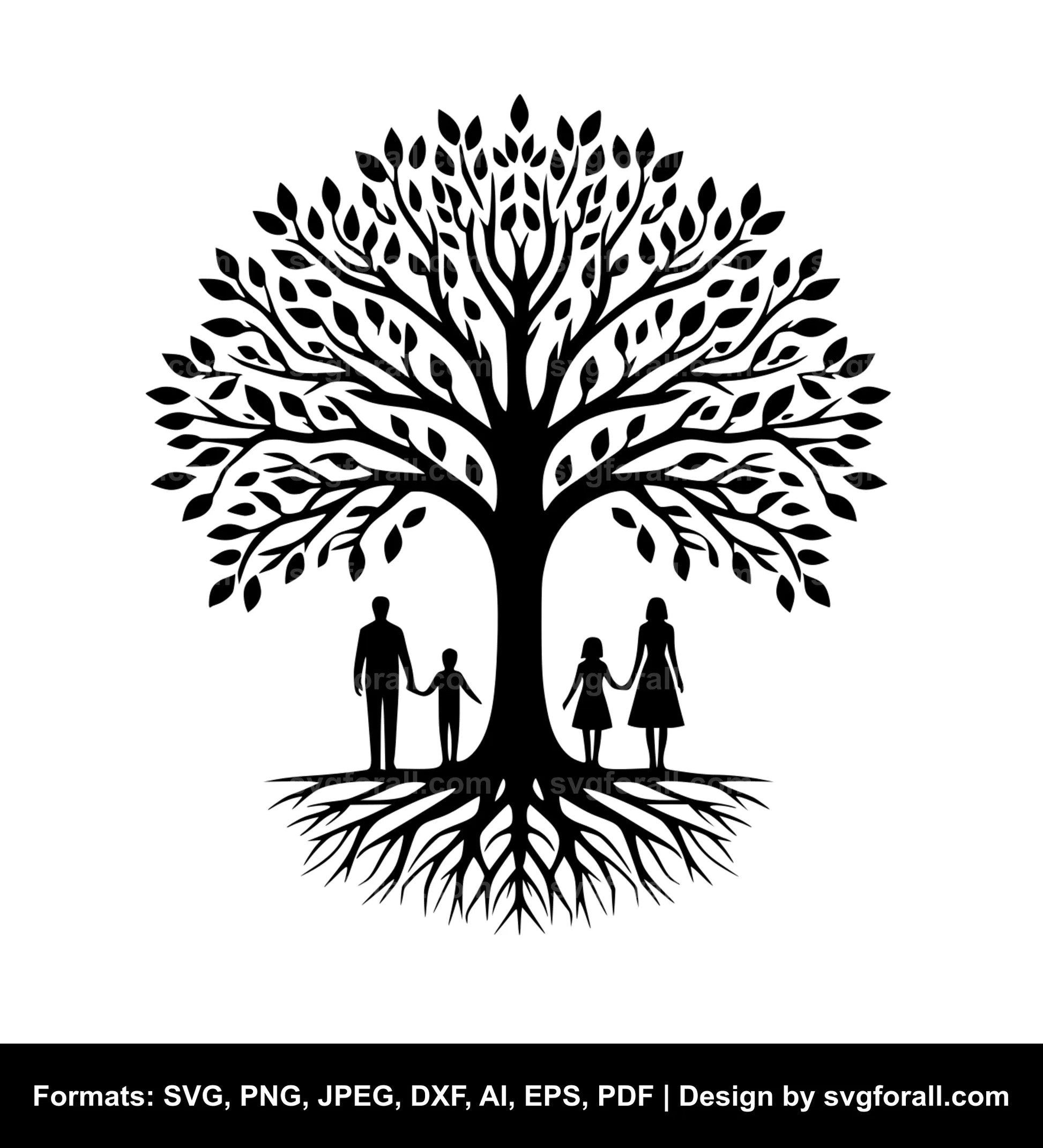 Family Tree SVG PNG