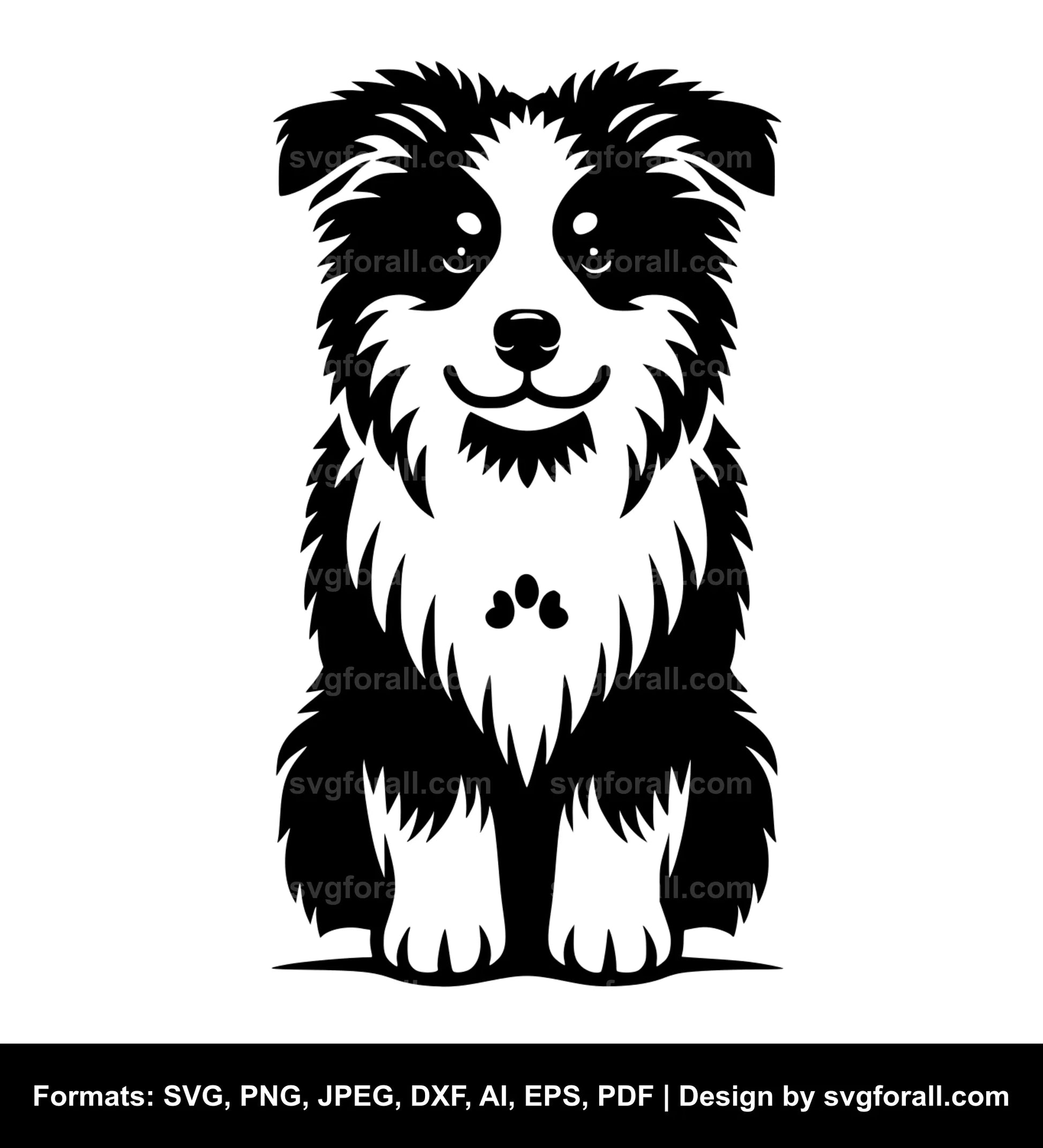 Farm Dog SVG Design