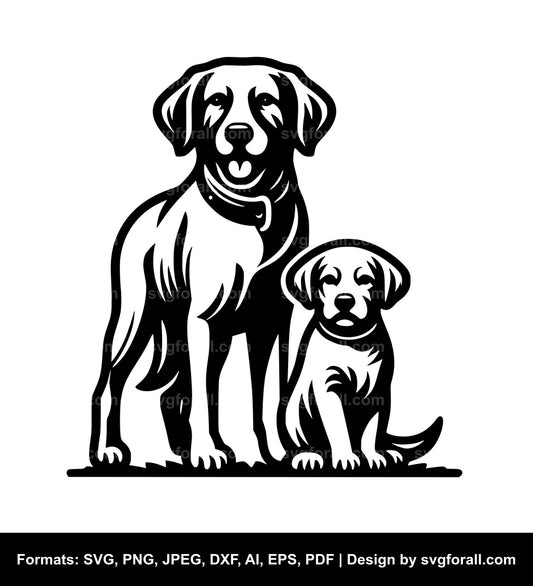 Farm Dog SVG Vector