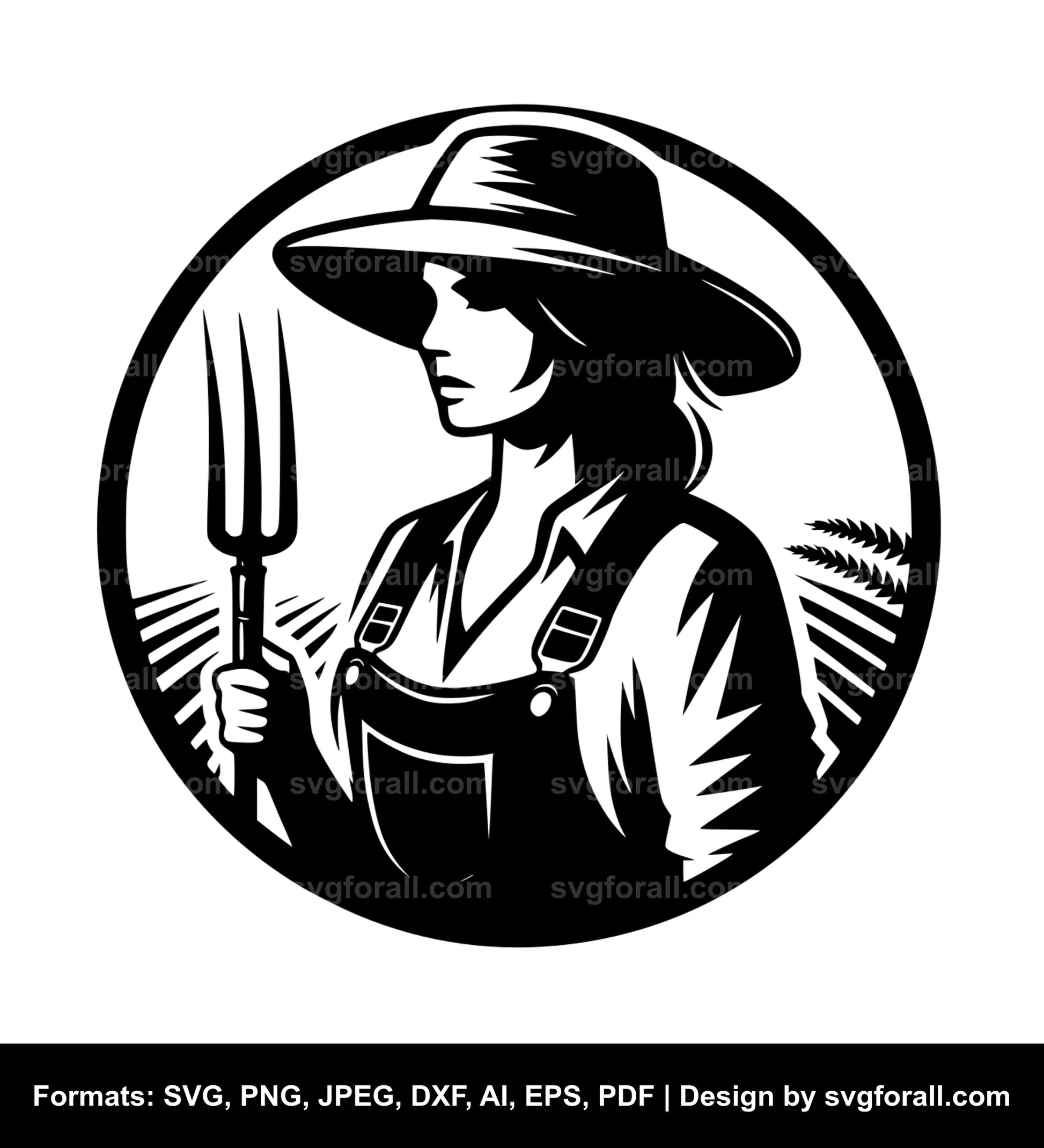 Farmer SVG File