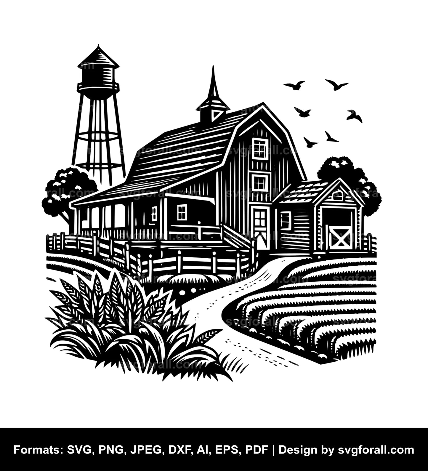 Farmhouse SVG Download