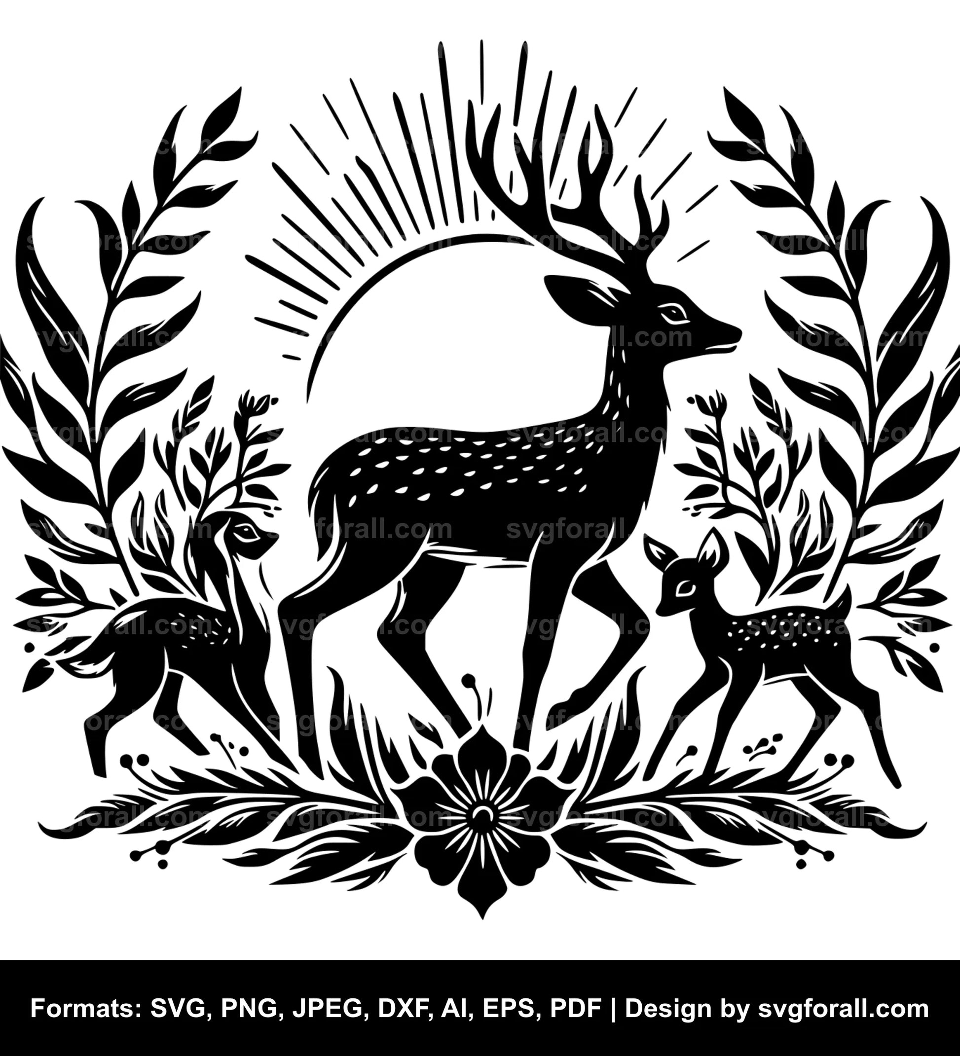 Fawn SVG Vector