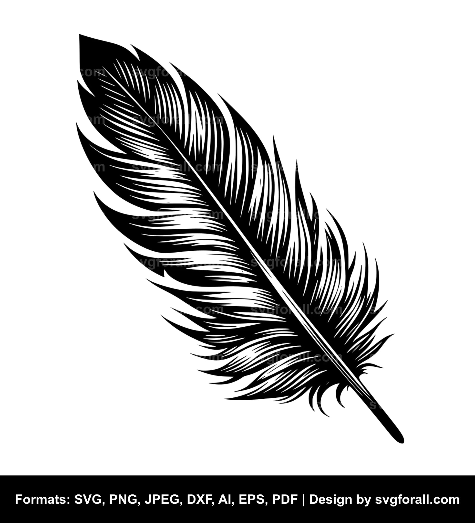 Feather Clipart SVG