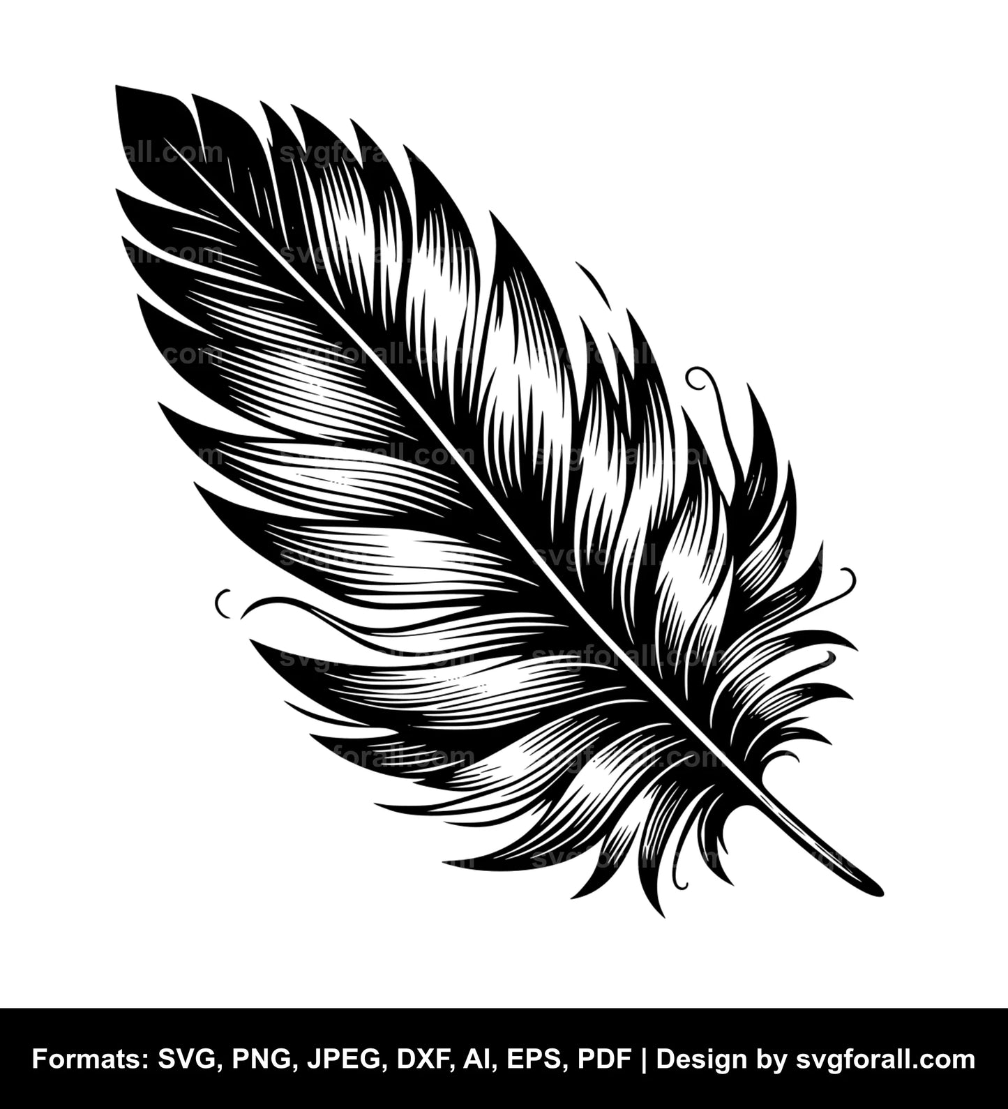 Feather Cricut SVG