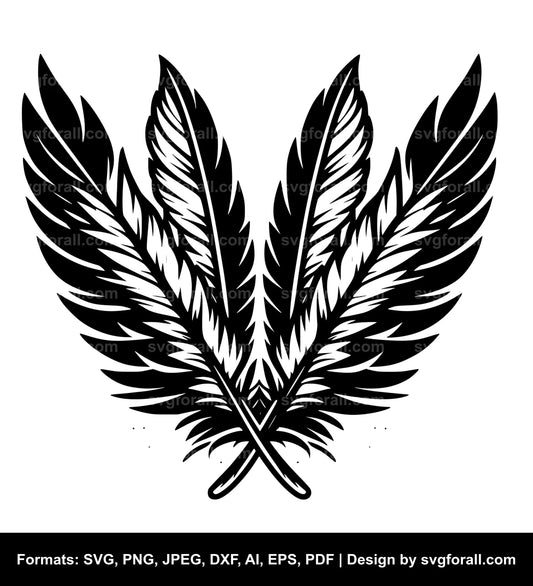 Feather SVG Clip Art