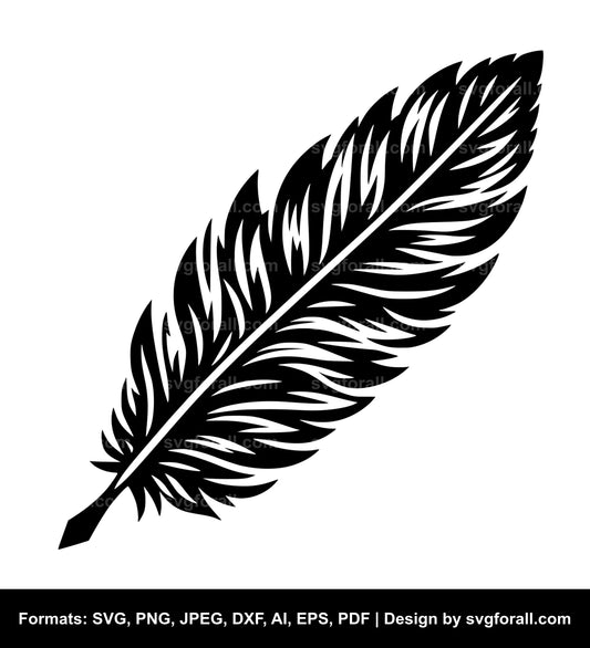 Feather SVG Cut File