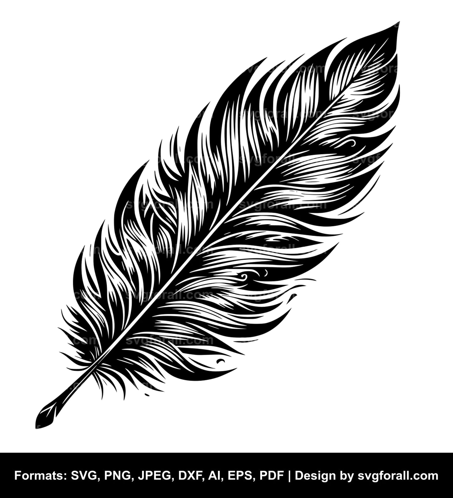 Feather SVG For Cricut