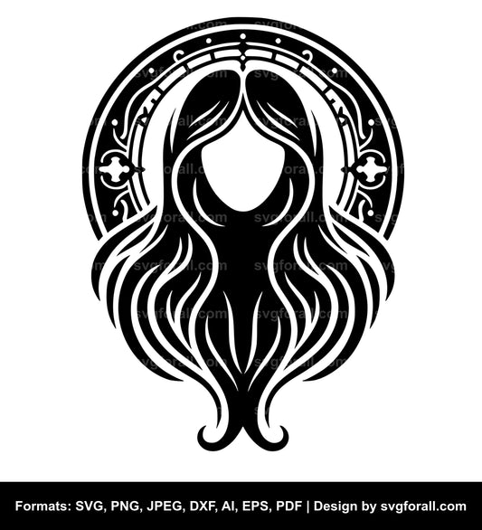 Female Ghost SVG