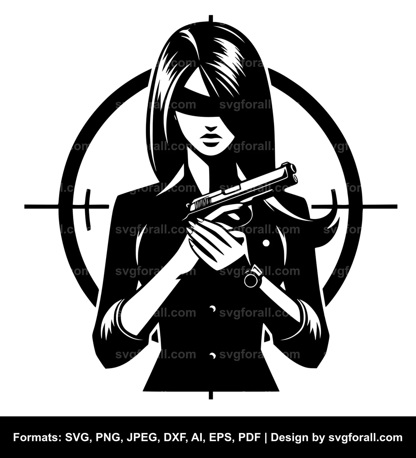 Female Spy SVG