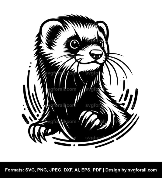 Ferret SVG Vector