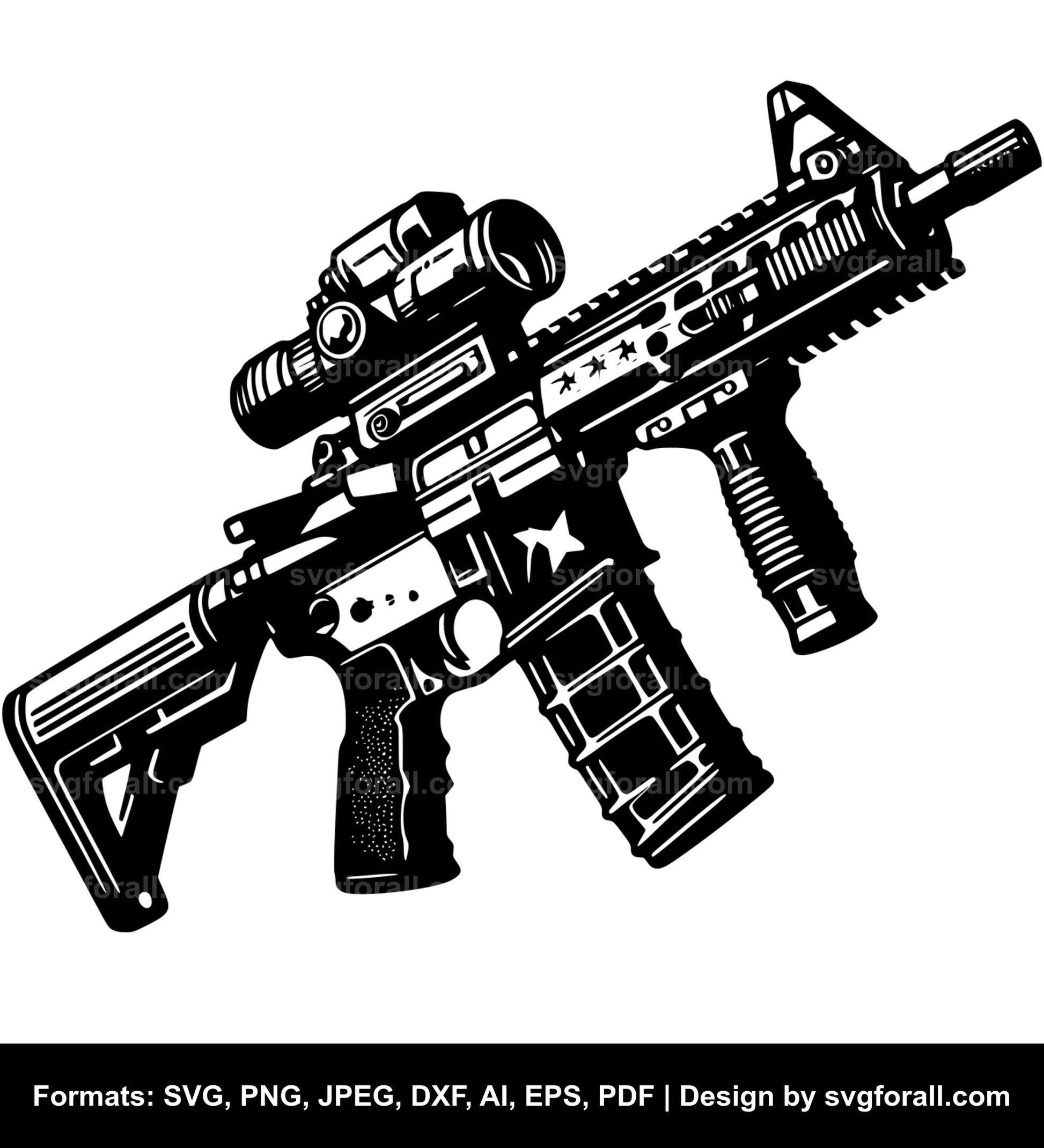 Firearm Vector SVG