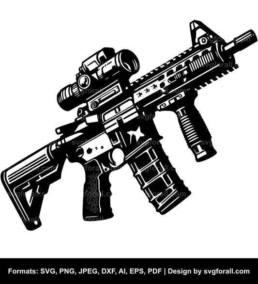 Firearm Vector SVG