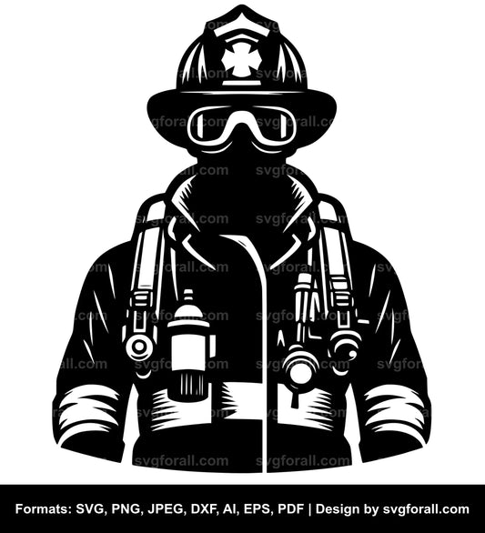 Firefighter SVG File