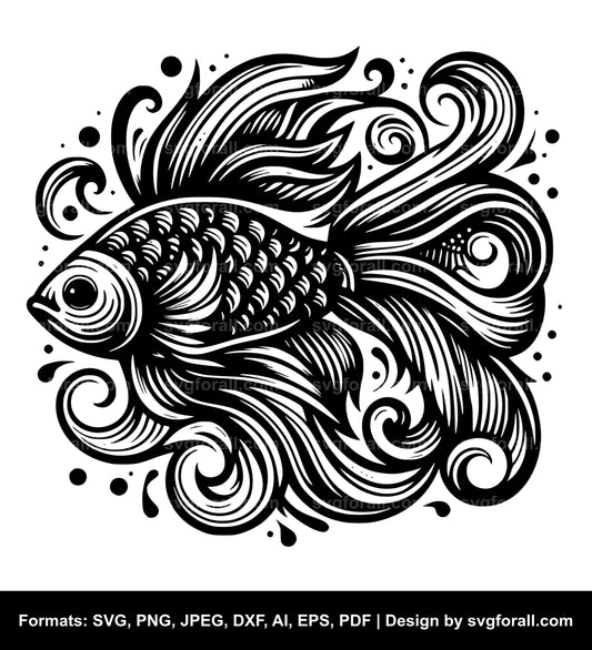 Fish Clipart SVG Design