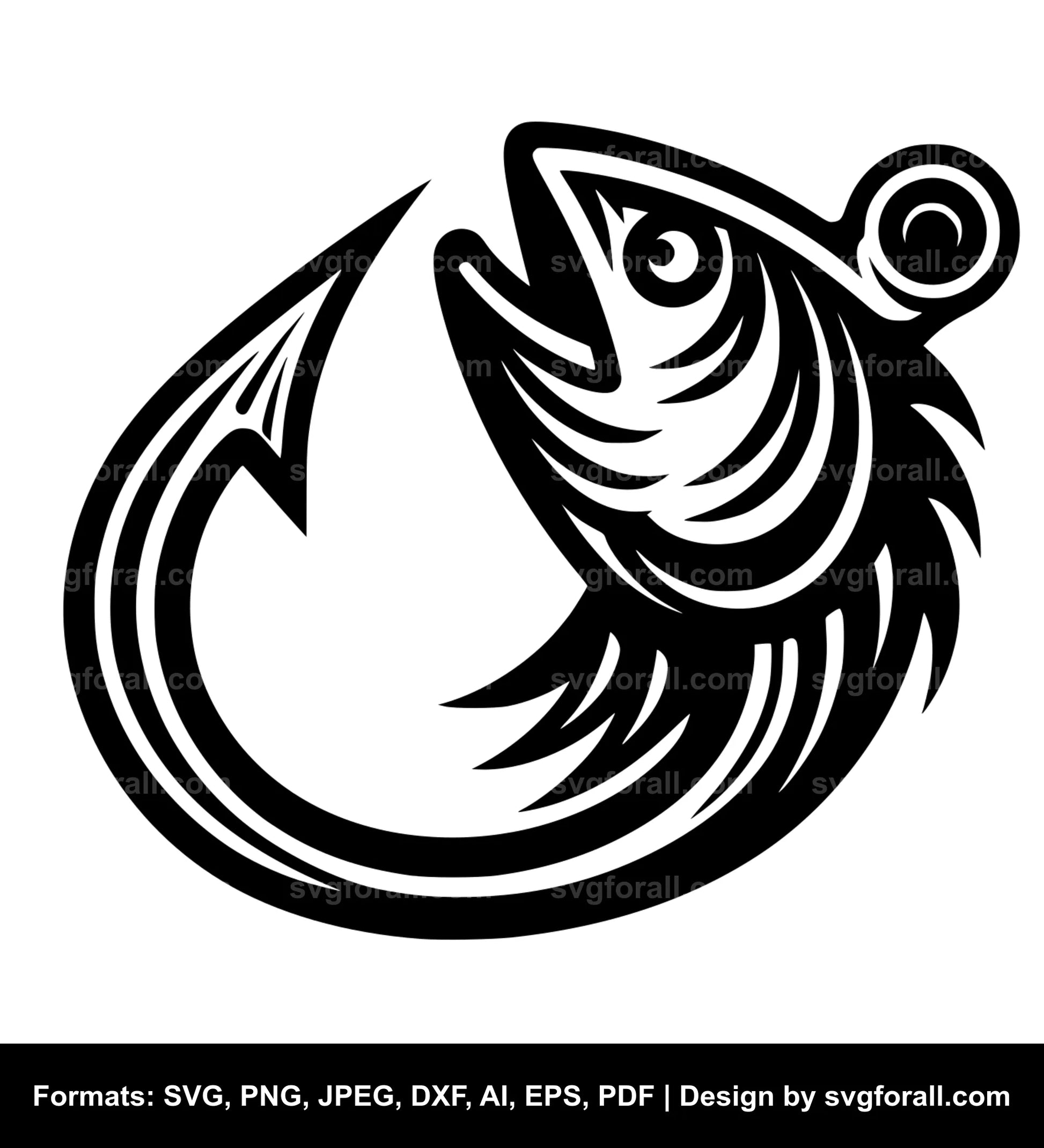 Fish Hook SVG