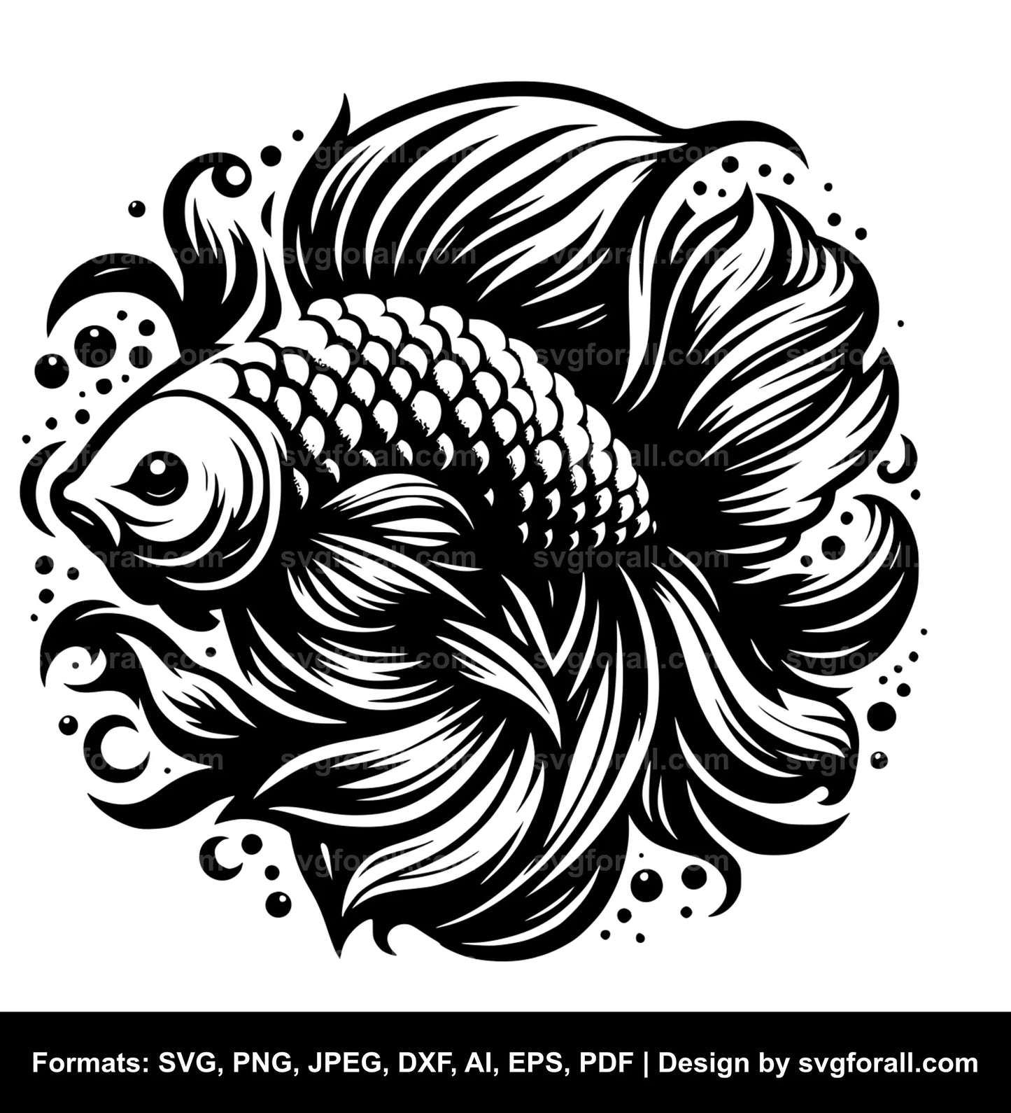 Fish SVG Background Free