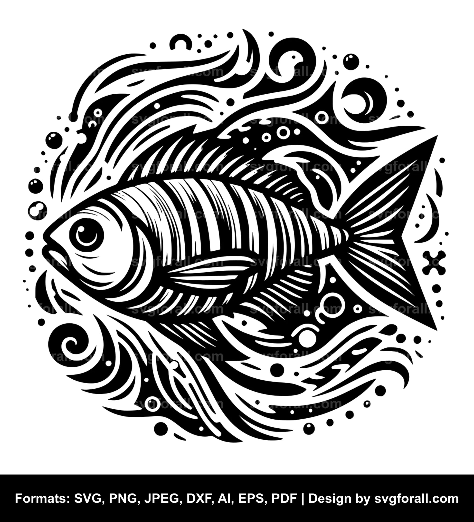 Fish SVG File For Cricut