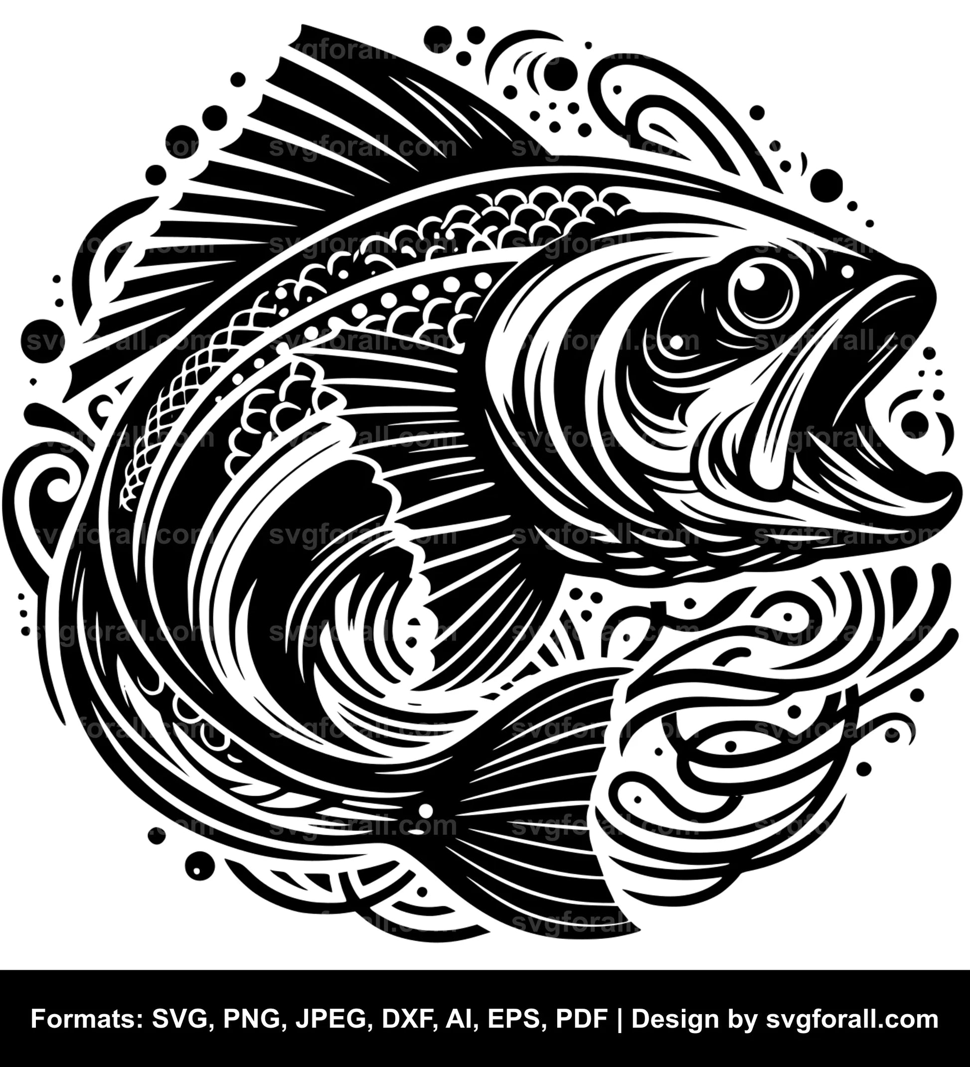 Fish SVG Files 7 Formats