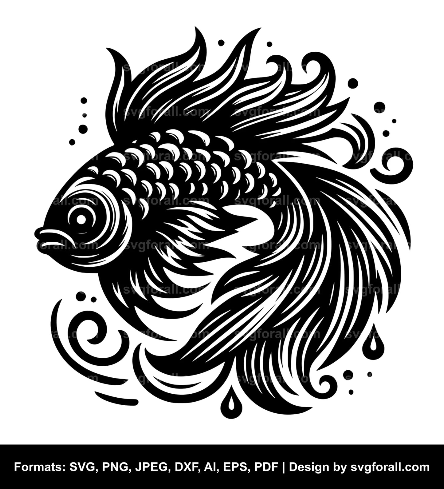 Fish SVG High Resolution