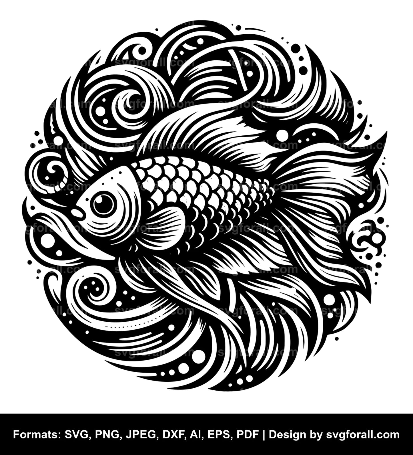 Fish SVG Illustration