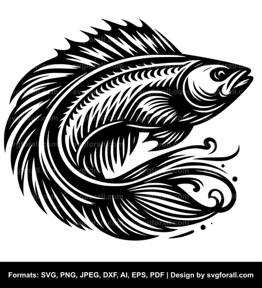 Fish SVG Vector File