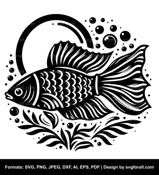 Fish SVG Vector Image