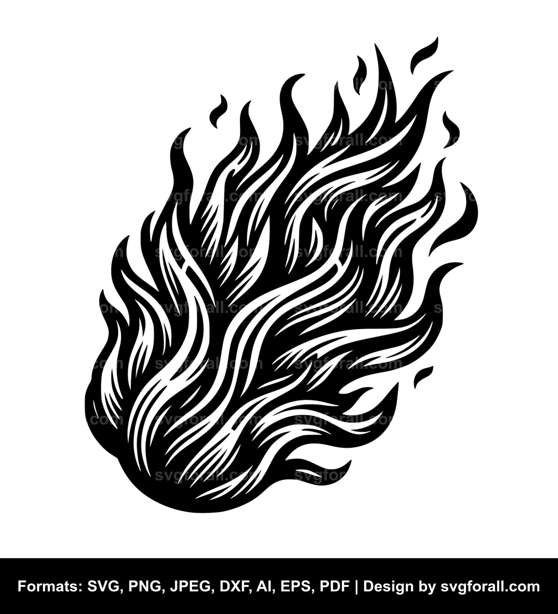 Flame SVG Vector