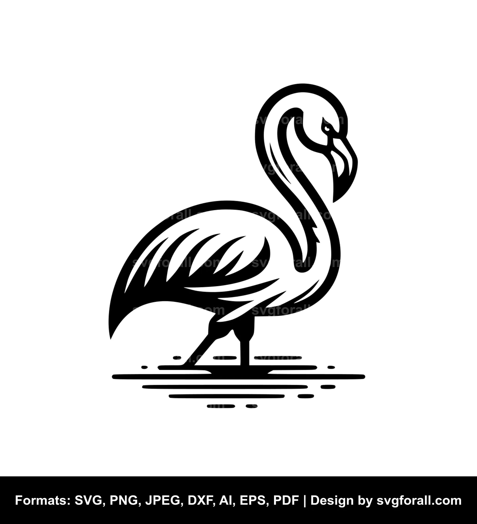 Flamingo SVG Clipart