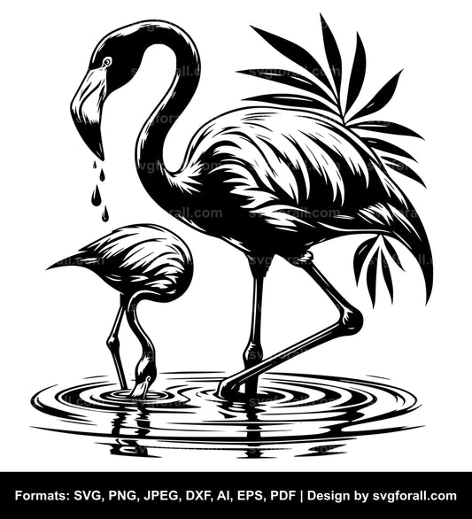 Flamingo Vector SVG