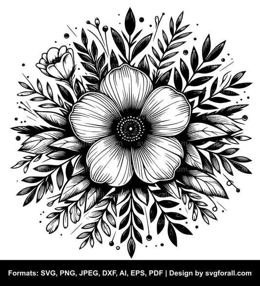 Flower Clipart SVG