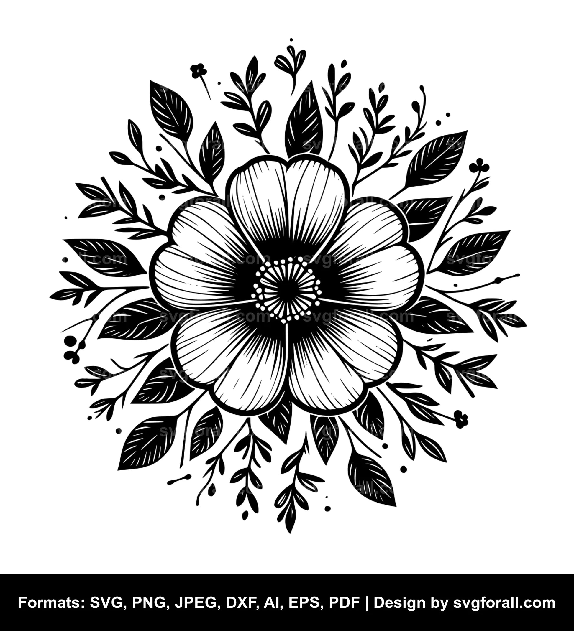 Flower Cricut SVG Design