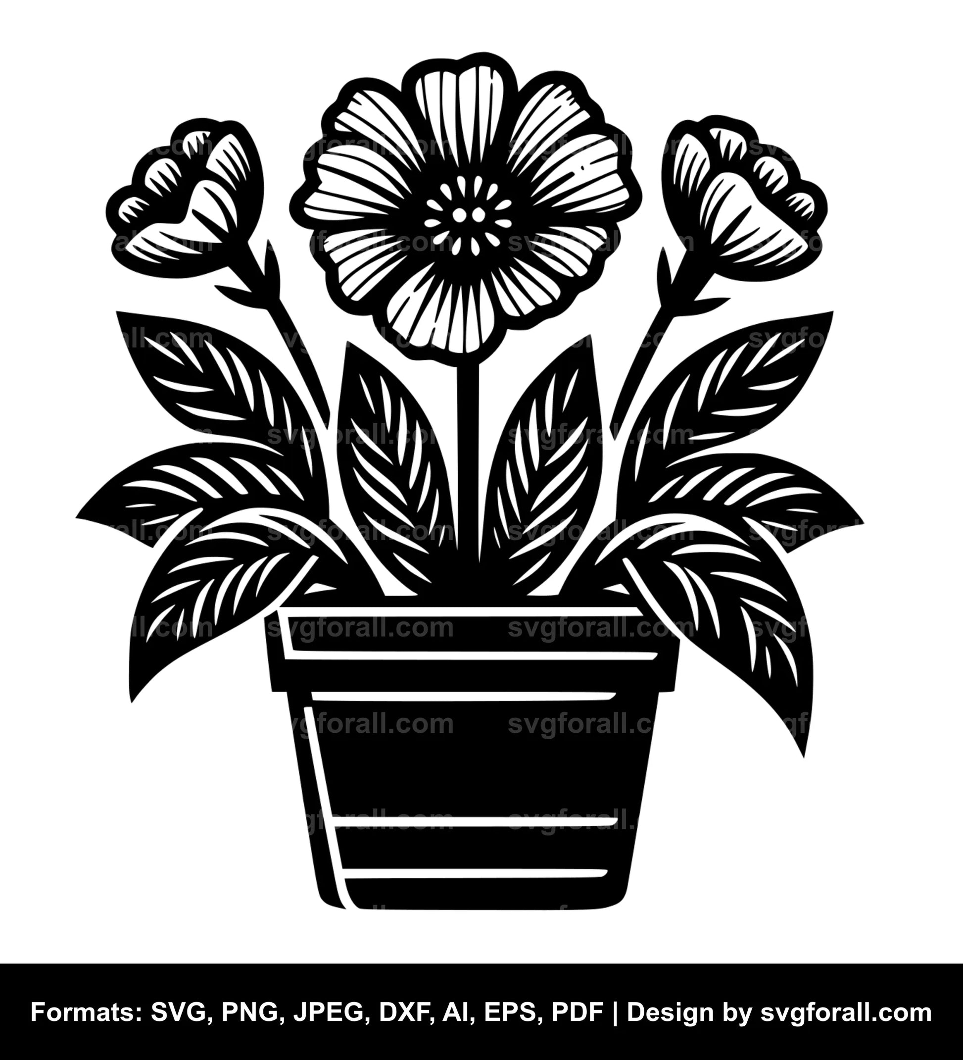 Flower Pot SVG