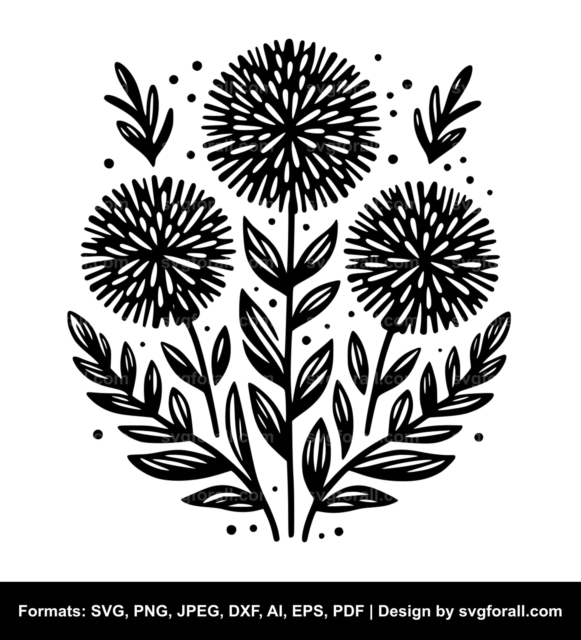 Flower SVG - For Cricut