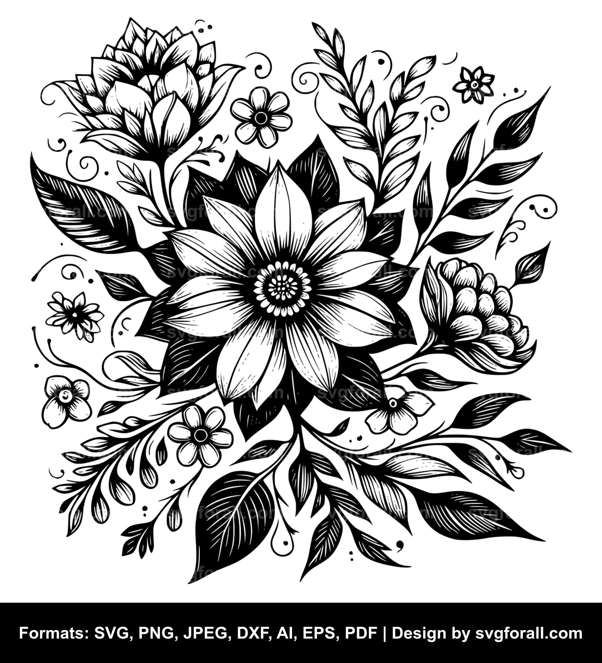 Flower SVG Cricut Cut File