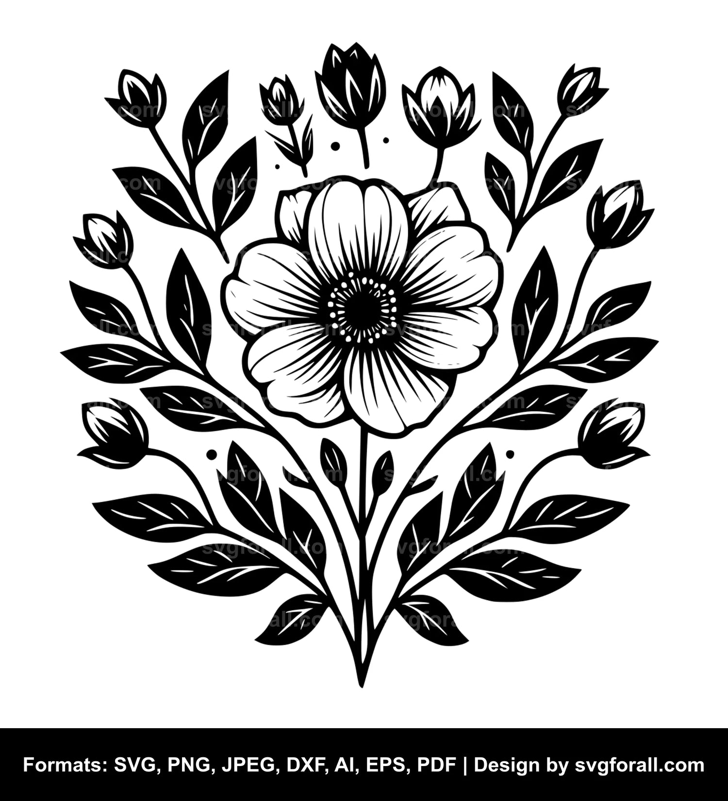 Flower SVG Cricut Cut Files