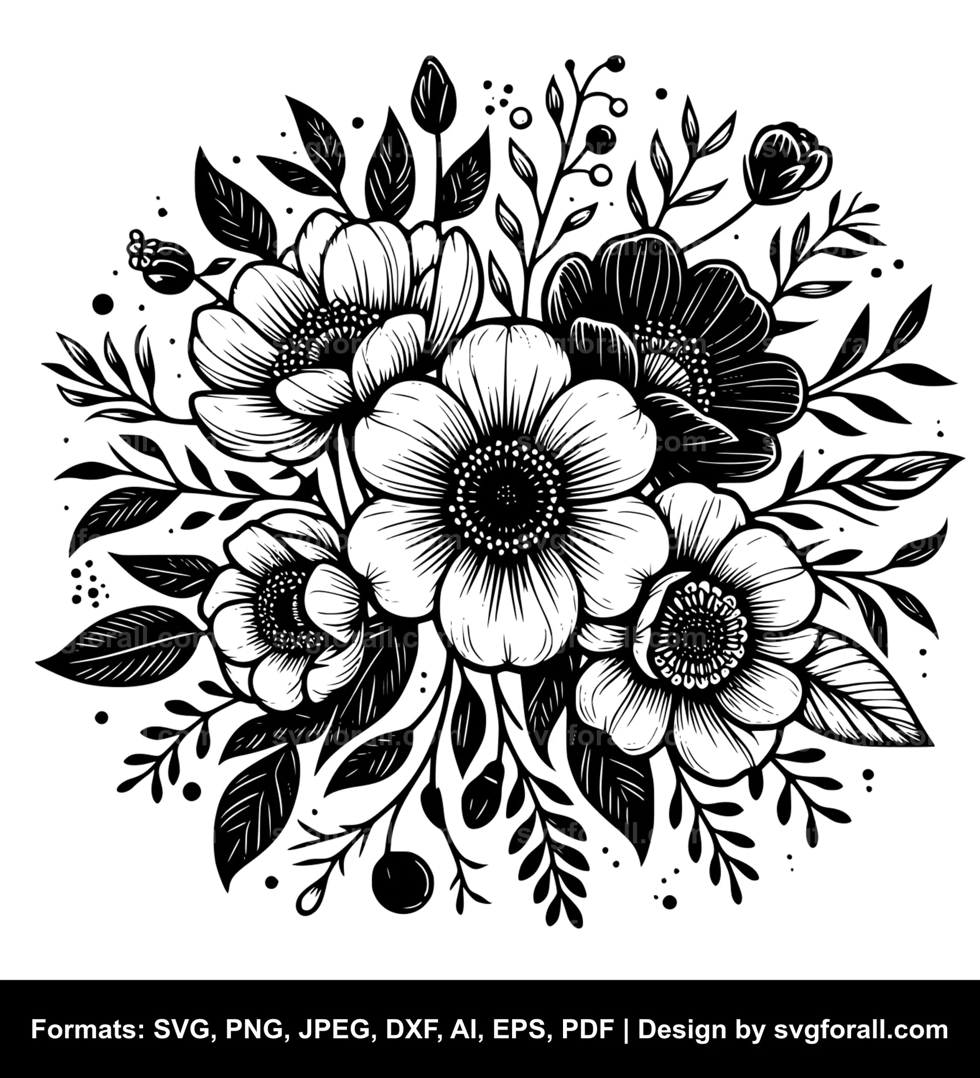 Flower SVG Illustration